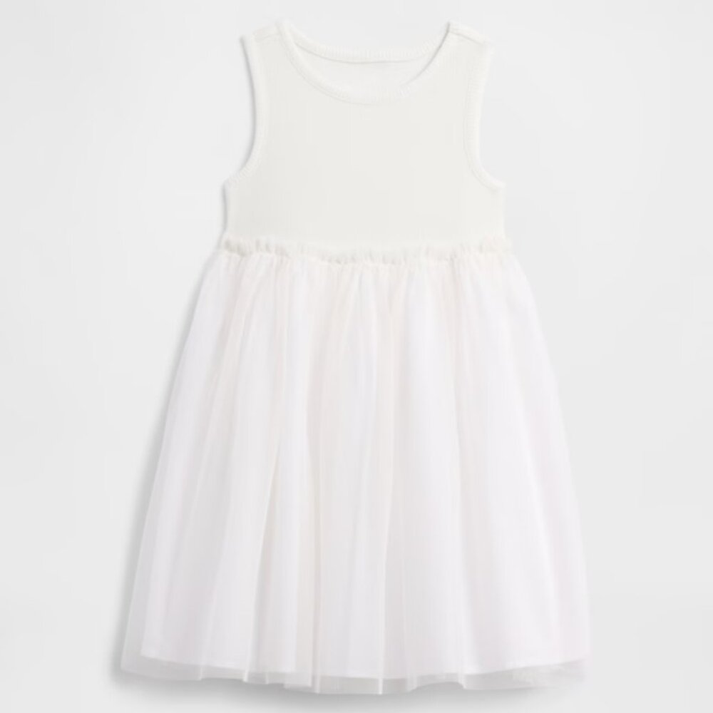 babyGap New Off White Tulle Skirt Dress/NWT/3 YO
